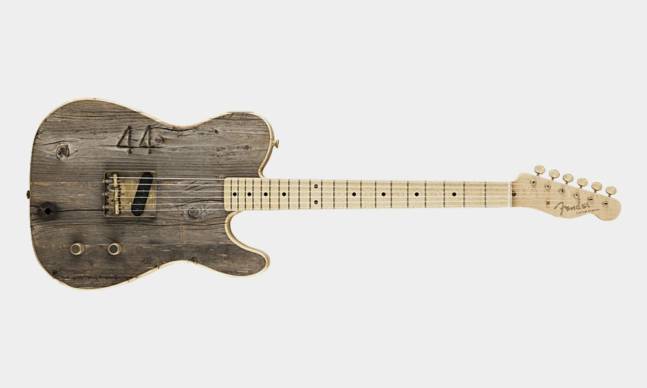 Fender Built a Guitar with Benches from the Hollywood Bowl