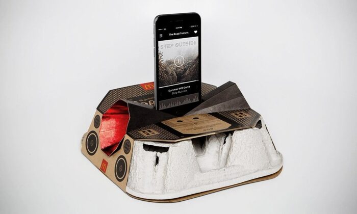 The McBoombox Is a Drink Tray Speaker