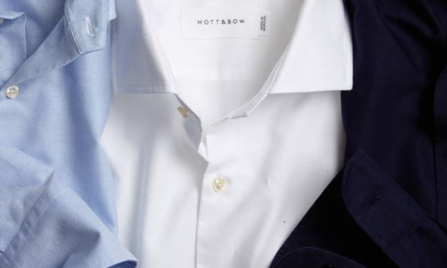 Mott & Bow’s New Shirt Is Made With Fabric From a 187-Year-Old Mill