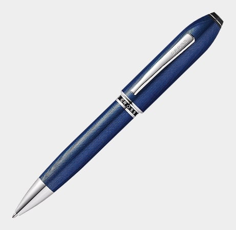 Cross Peerless TrackR Quartz Blue Ballpoint Pen