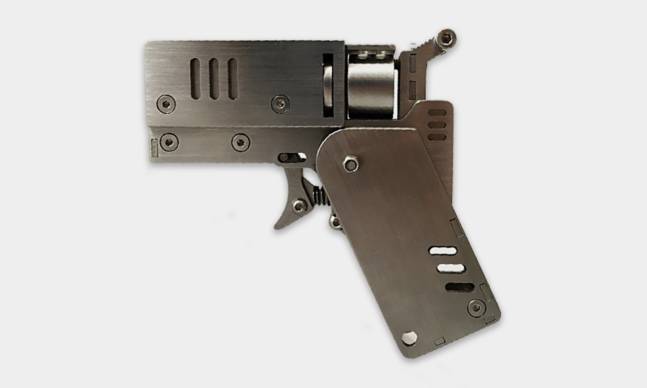 Folding Matchstick Revolver