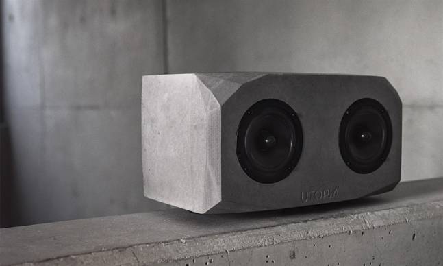 Utopia Handmade Concrete Speakers