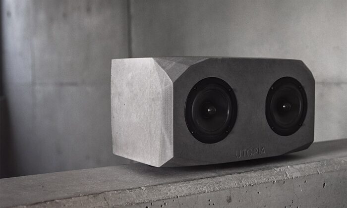 Utopia Handmade Concrete Speakers