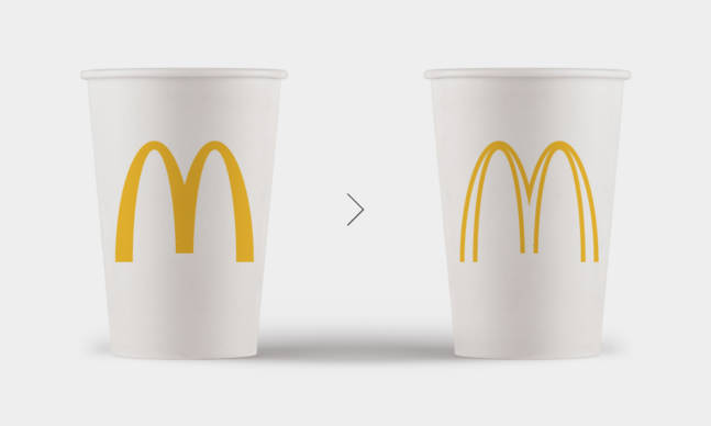 Famous Brand Logos Redesigned to Use Less Ink