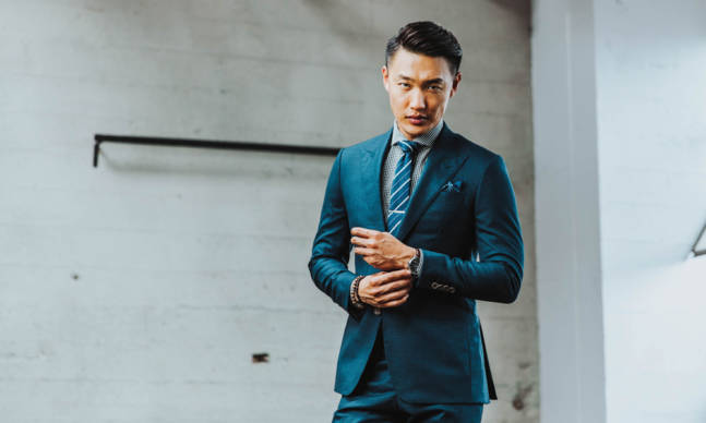 This Custom Suit from INDOCHINO Is Over 50% Off Right Now