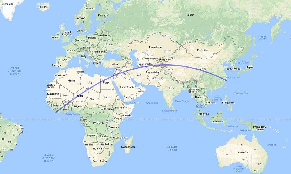 This Is the Longest Straight Line Hike in the World
