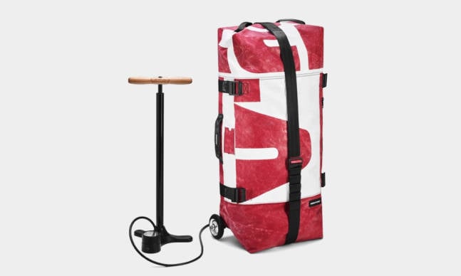 The Zippelin Wheeled Travel Bag Is Made from Recycled Truck Tarps