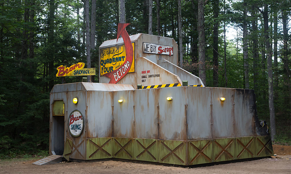 A Group of Kids Built This Salvage Station in the Woods of New Hampshire