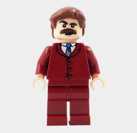 Anchorman LEGO Minifig