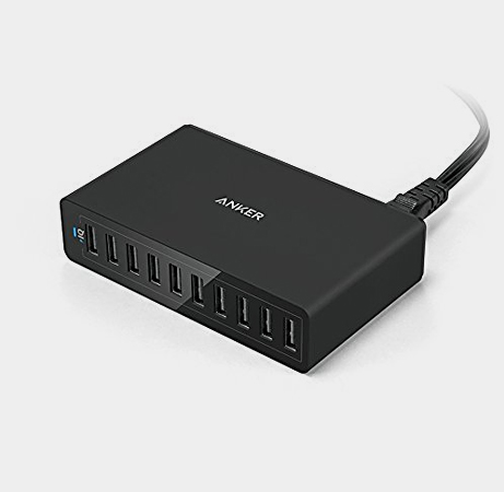 Anker 60W 10-Port USB Wall Charger