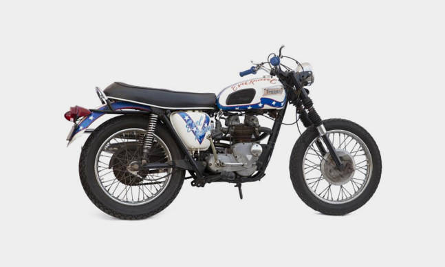 Evel Knievel’s 1970 Triumph Motorcycle Is Up for Auction