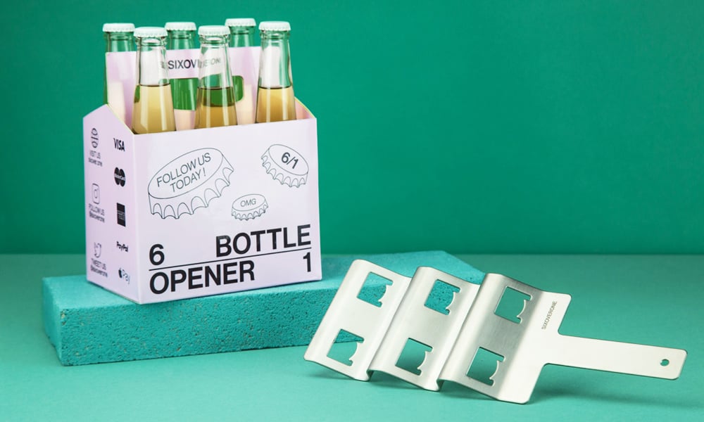 SIXOVERONE Is a Six-Pack Bottle Opener