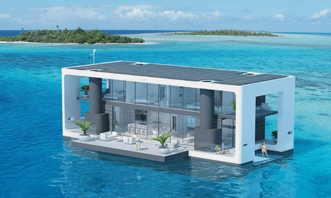 These Floating Homes are Designed to Withstand Hurricanes