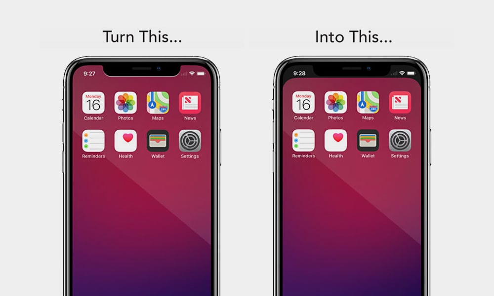 This App Will Hide the Notch in Your iPhone X