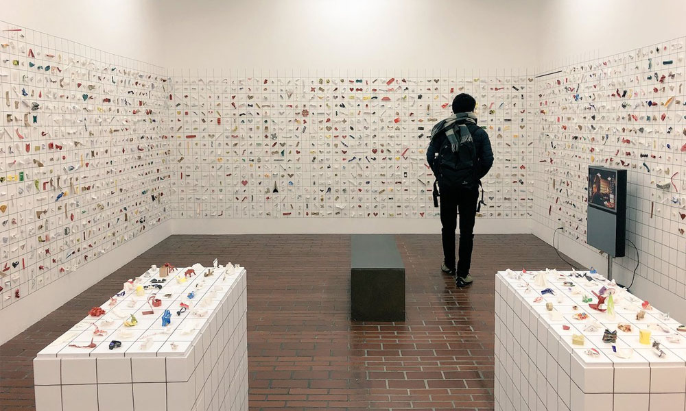 This Exhibit Highlights Chopstick Sleeves Left Behind at Restaurants
