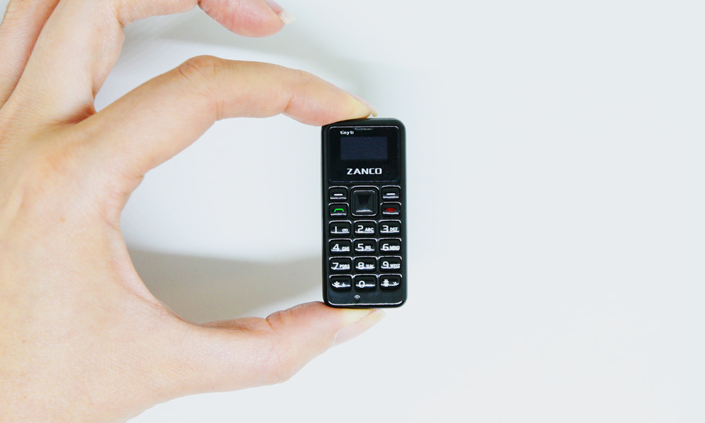 The Zanco tiny t1 Is the World’s Smallest Phone