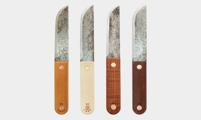 These Steak Knives Are Made of Salvaged Band Saw Blades