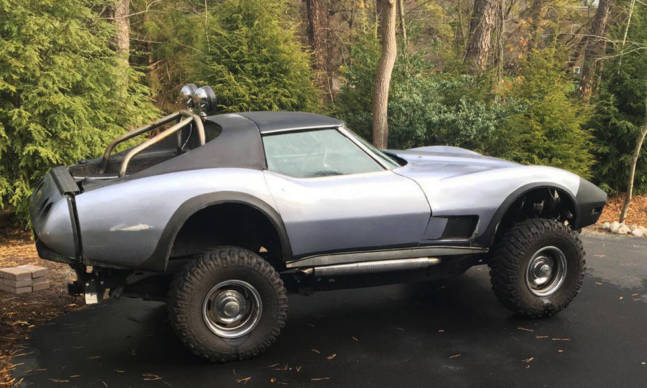 This Corvette Stingray Sits on a Chevy Blazer Chassis