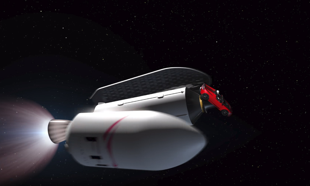 Elon Musk Is Launching His Tesla Roadster Into Space Cool