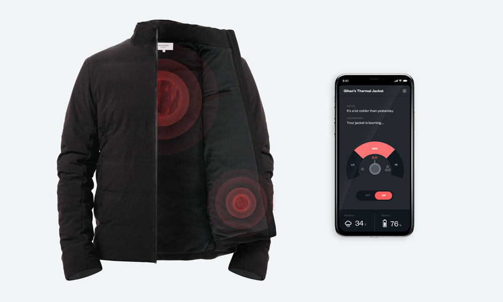 Mercury Is an Intelligent Heated Jacket That Uses Machine Learning