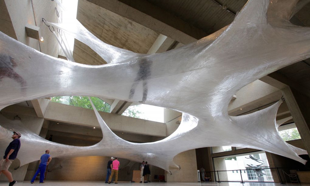 Numen / For Use Makes Tape Sculptures You Can Climb Through