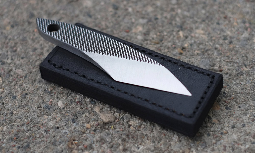 The Origin Japanese Kiridashi Knife Is Made from an Old File