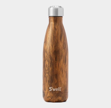 S'well Wood Collection Teakwood Bottle