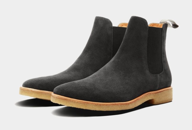 sand chelsea boots mens