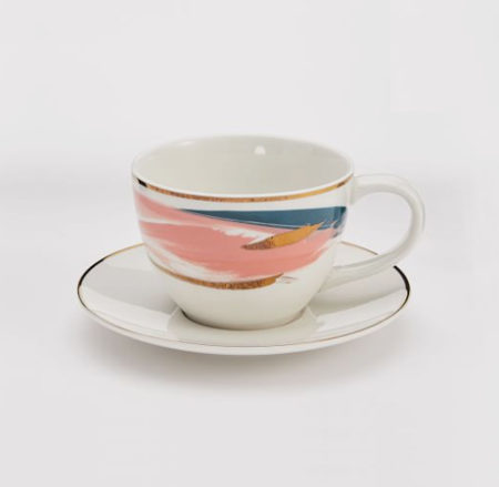Abstract-Brushstroke-Cup-&-Saucer