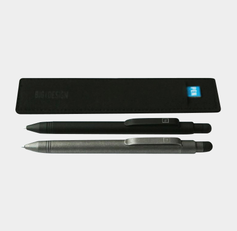 BigiDesign Ti-Click RTS Solid Titanium Click Pen + Stylus