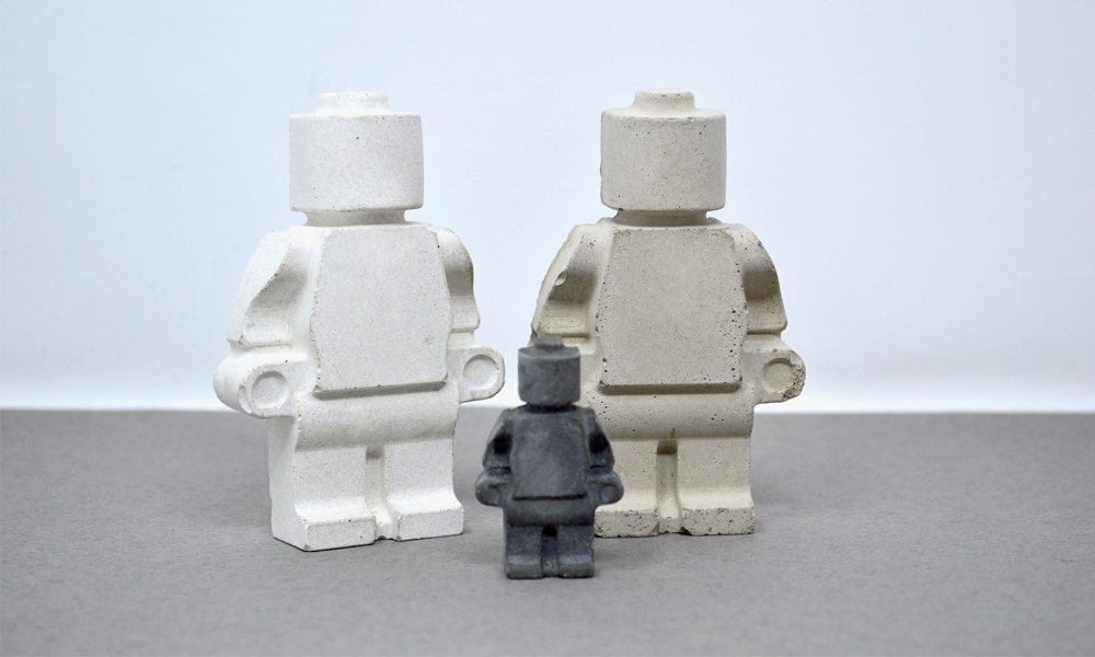 Concrete LEGO Minifig