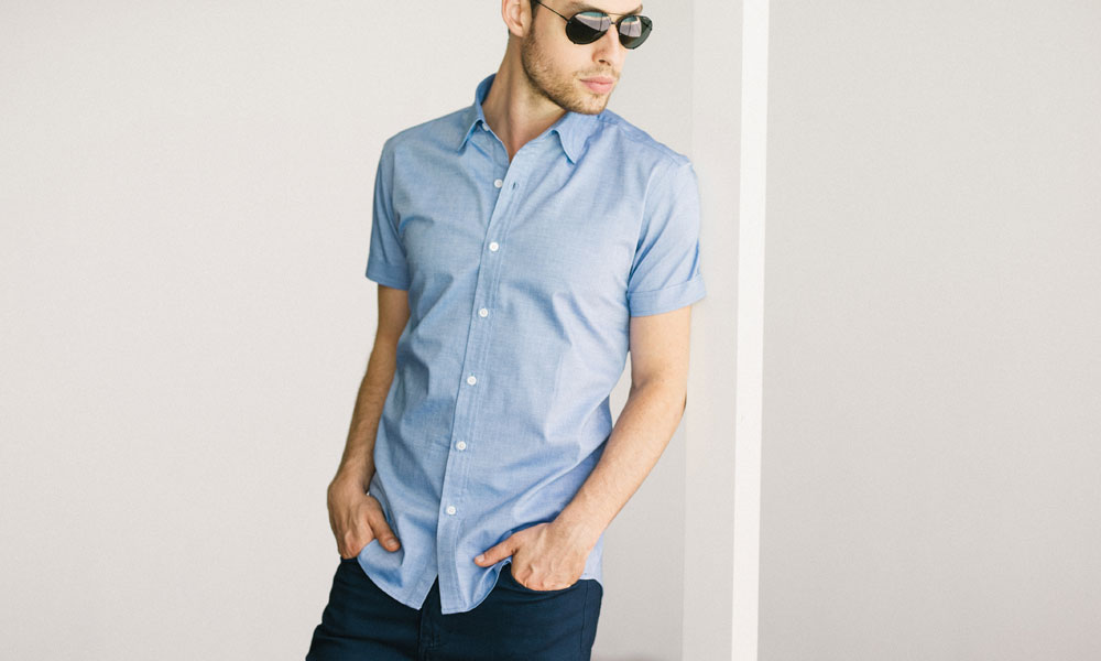 Dress Better with Batch’s Short Sleeve Pinpoint Oxford