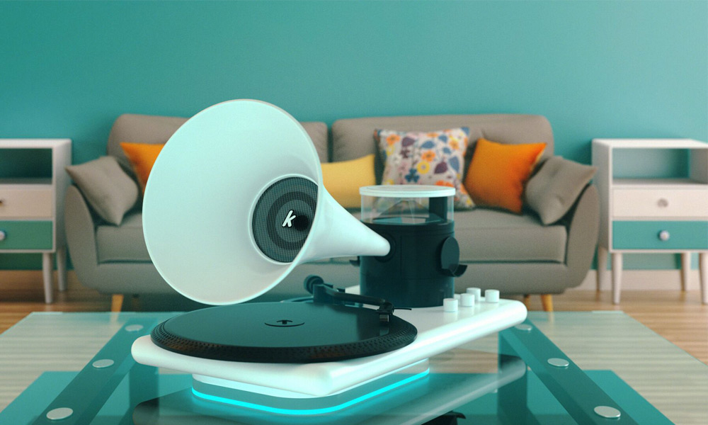 Kozmophone-Is-a-Modern-Turntable-and-Phonograph-4