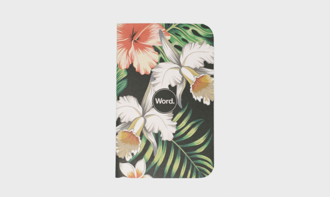 Word. Notebooks Aloha Collection