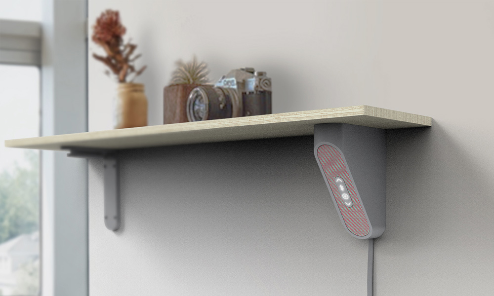 The Aloft Speaker Tucks Under a Shelf