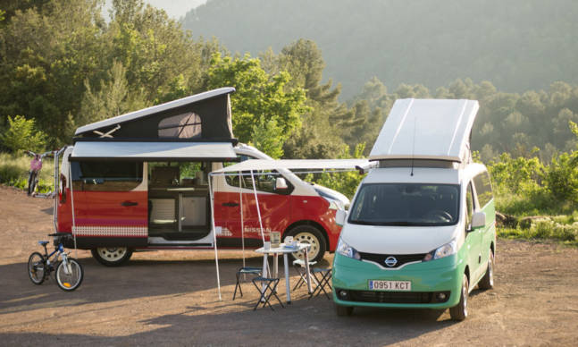 Nissan Released Two New Electric Pop-Up Camper Vans