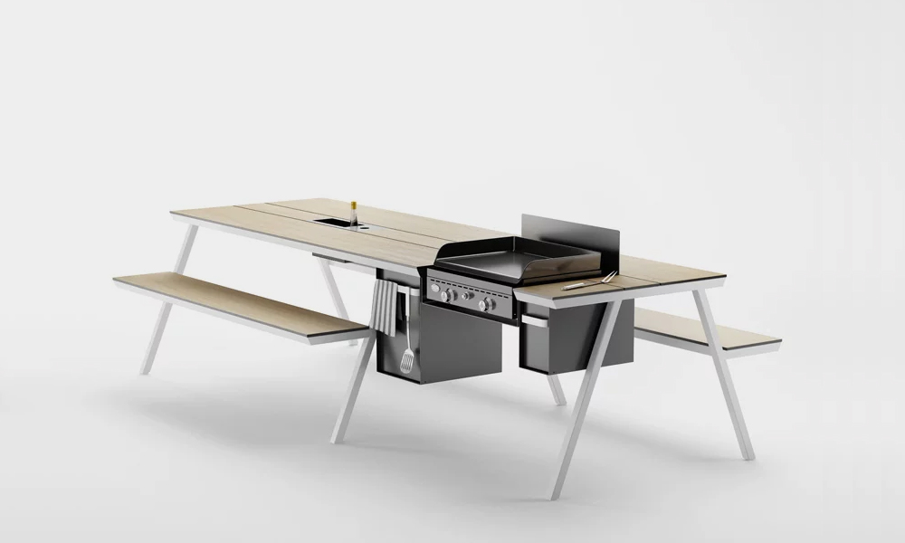 Piknik-Is-a-Picnic-Table-With-an-Integrated-Grill-2