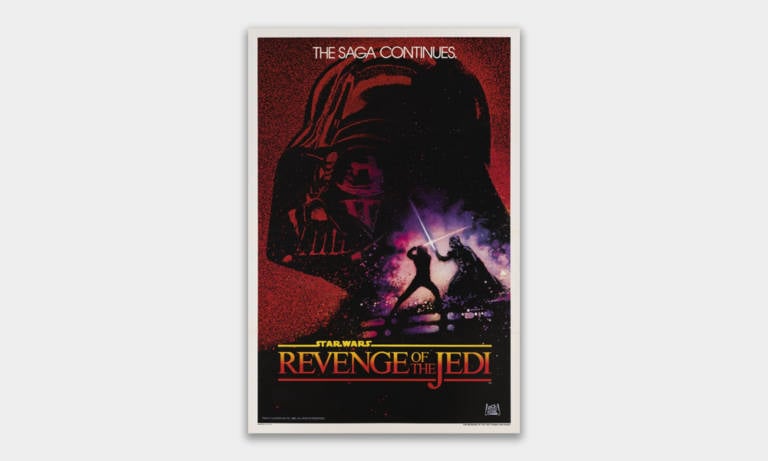 revenge of the jedi poster ebay