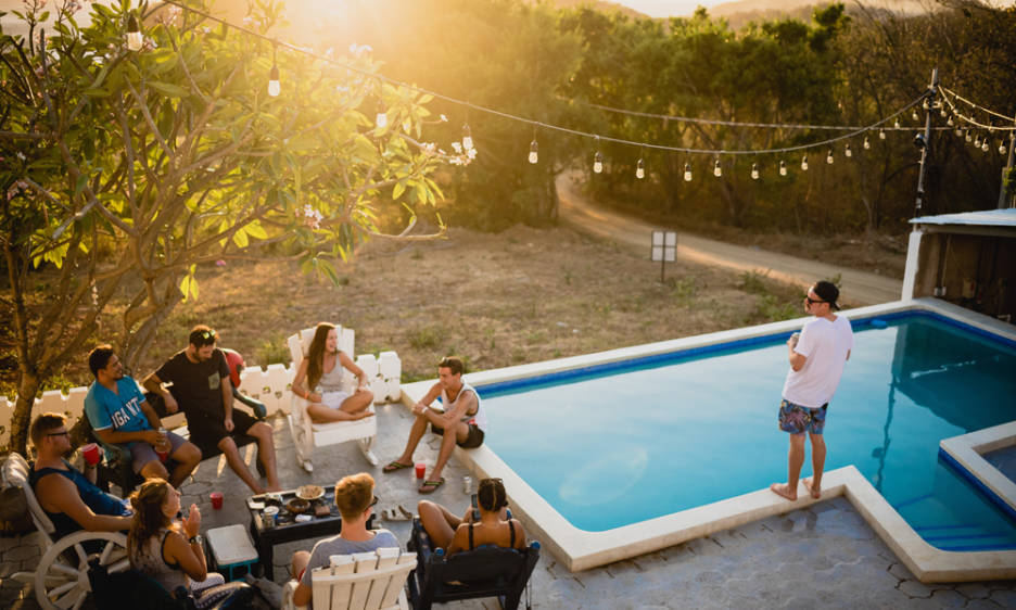 swimming pool airbnb