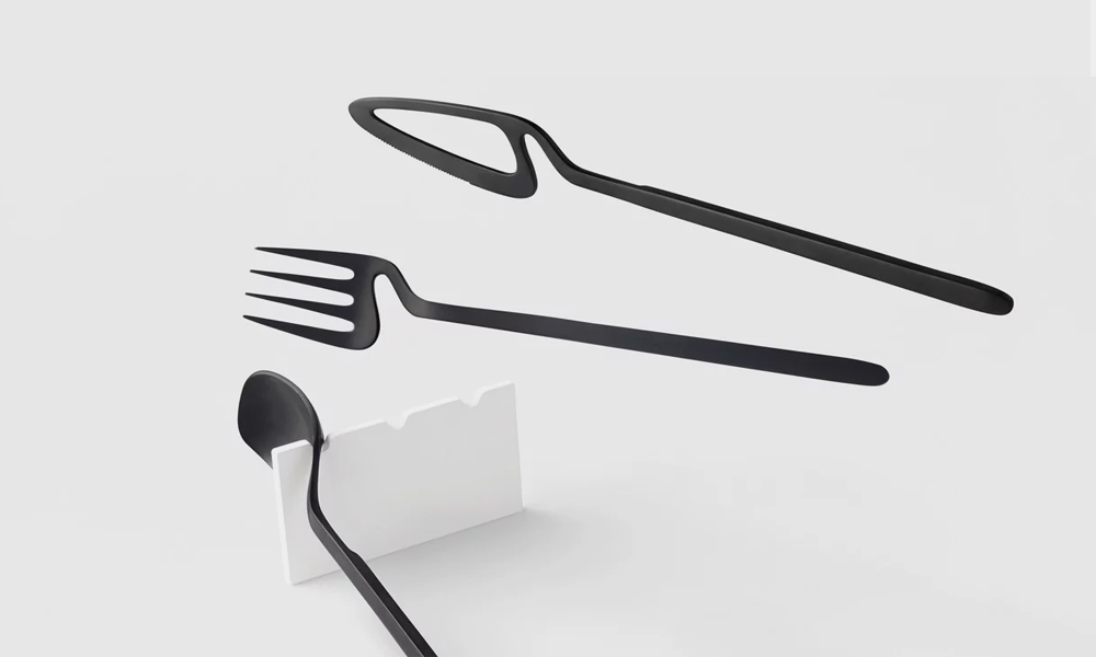 Nendo’s Cutlery Hooks onto Walls and Cups