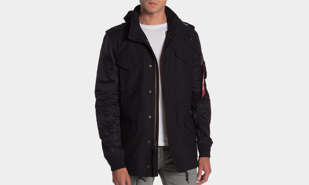 Alpha Industries Fusion Field Coat Is on Sale for More Than Half Off