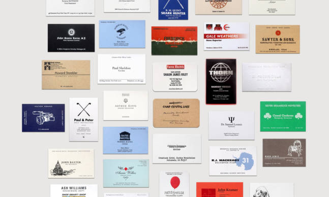 Business Cards of Famous Horror Movie Characters