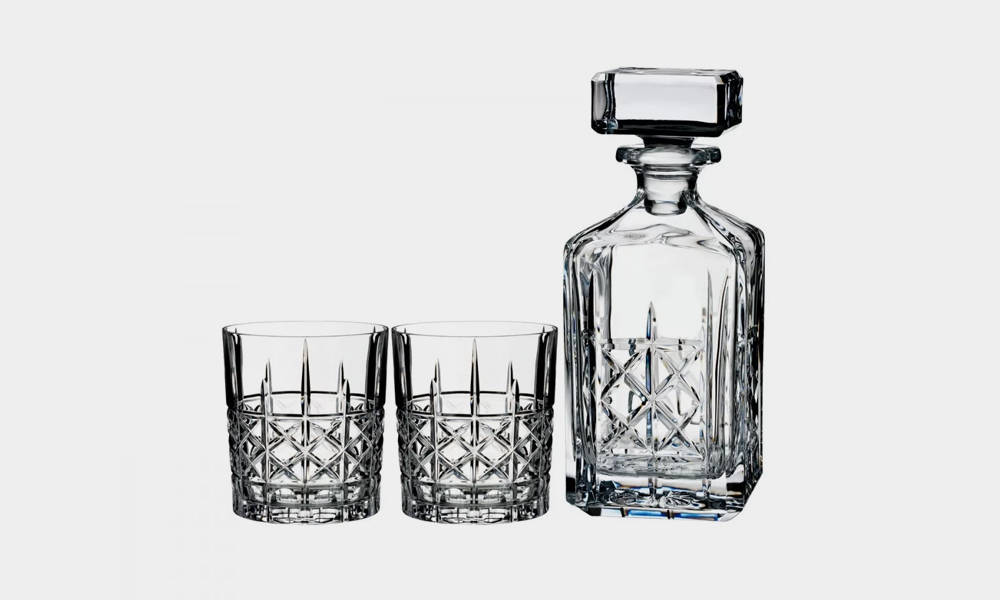 Waterford-Crystal-Decanter-and-Rocks-Glasses-to-Your-Collection