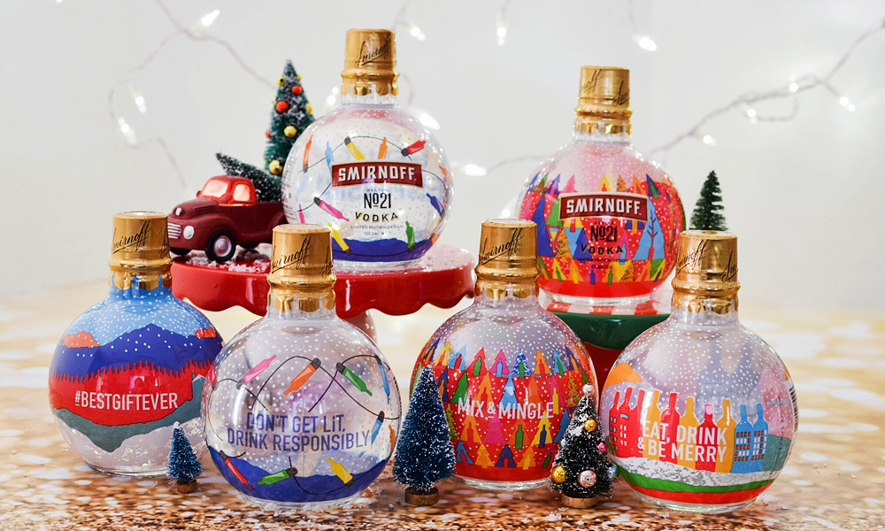 Smirnoff Vodka-Filled Ornaments
