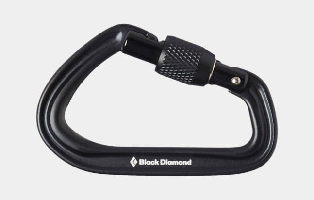 EDC Black Carabiner Clip Style Rotating Aluminum Bag Hero Hook Holders 2 