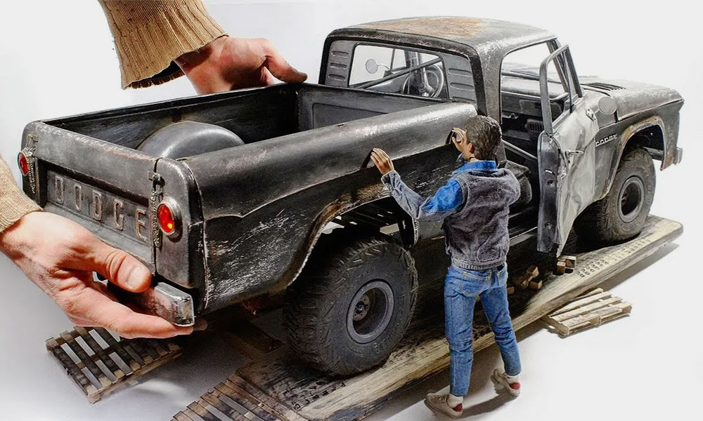 This 1/6 Scale 1961 Dodge D100 Was Built from Scratch