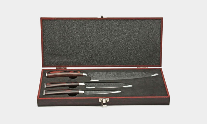 Damasukasu-3-Piece-Handmade-Japanese-Chef-Knife-Set