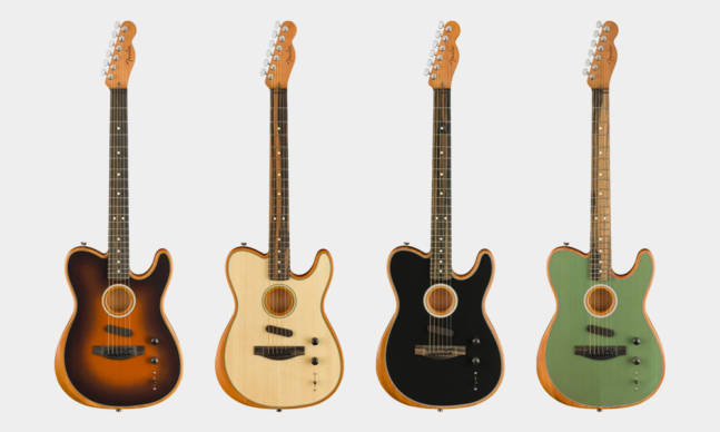 Fender’s American Acoustatronic Telecaster Blends the Electric and Acoustic Guitar