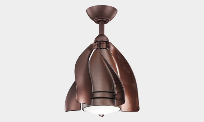 Kichler Terna Ceiling Fans Have Vertical Blades