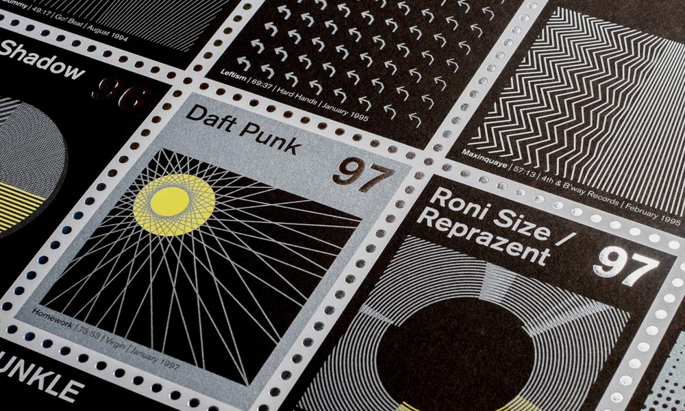 Dorothys-Latest-Poster-Reimagines-Influential-Electronic-Albums-as-Postage-Stamps-3